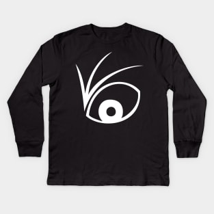 A Series of Unfortunate Events Eye (White) Kids Long Sleeve T-Shirt